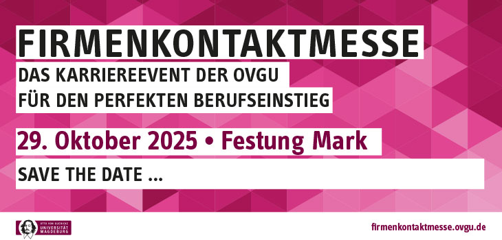 Save the Date - Firmenkontaktmesse 29. Oktober 2025